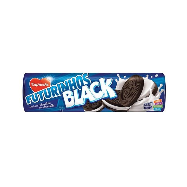 Biscoito Recheado Futurinhos Black 113g
